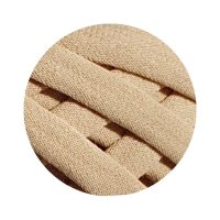 Fir panglica pentru crosetat tricotat si macrame, KaDi Extra Small, 3-5 mm, 110 m, 100% bumbac, culoare Sahara - 1