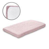 Cearceaf cu elastic Lorelli pentru patut, 98 x 65 cm, bumbac ranforce, Rose Sky - 3