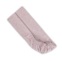 Cearceaf cu elastic Lorelli pentru patut, 98 x 65 cm, bumbac ranforce, Rose Sky - 1