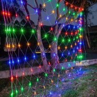 Plasa LED Decorativa pentru Exterior 2x3m sau 6x4m, Interconectabila - 1