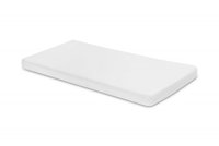 Cearsaf din bumbac Sensillo Jersey Deluxe Alb 120x60 cm cu elastic roata - 4