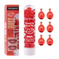Kiss Beauty Plump Lip Capsule Mask Pop - Set de 45 Capsule pentru Volumizarea Buzelor - 1