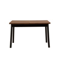 Masa extensibila OLIVER OPEN, negru, dimensiuni 120-153x75x77 cm - 1