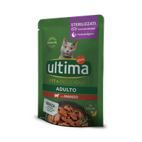 Hrana umeda pisici, Ultima Cat, Adult Sterilizat Fit & Delicious Vita, 85 g - 1
