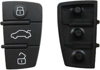 Set Butoane Cauciuc Techstar pentru Cheie Audi A3, A4, A5, A6, A8, Q5, Q7 - cu 3 Butoane - 4