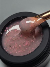 Gel Autonivelant Everin Petal Stories Rosewater Veil 15gr - Gel Roz cu Petale - 1