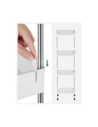 Dulap de depozitare mobil, Songmics, Alb, KSC10WT, 40 x 22 x 86 cm - 7