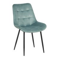 Scaun Berne Negru 53x62x84 cm - Eleganță și Confort - 1