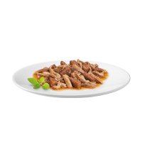 PURINA Gourmet Gold, Mix de 4 Arome (Vită, Curcan și Rață, Somon și Pui, Pui și Ficat), Conservă pentru Pisici, 85g x 4 - 3