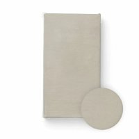 Cearsaf cu elastic Bocioland pentru patut 120x60 cm din bumbac jersey, Beige - 1