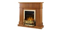 Semineu electric Ambasador nuc & Galileo gold, Art Flame, 1000x1048x300 mm, 2000W - 1