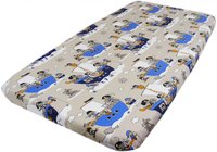 Cearceaf din bumbac cu elastic 120x60 cm Pirati - 1