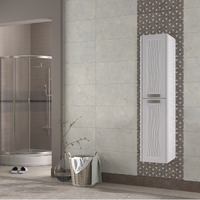 Dulap de baie suspendat Gursu alb 35x150 cm - 4