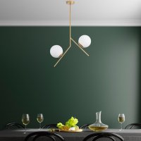 Lustra Dolunay Auriu 15x15x74 cm - 1