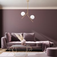 Lustra Dolunay Auriu 15x15x74 cm - 3