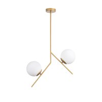 Lustra Dolunay Auriu 15x15x74 cm - 4