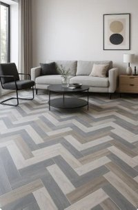 Linoleum Smith Gri 200x300 cm Delta Venice 961 - Confort si Stil pentru Casa Ta - 1
