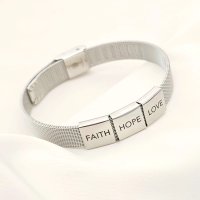 Bratara Moment - Banda metalica & elemente personalizate - Otel Inoxidabil 316L - 1
