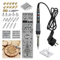 Set de pirogravura ROX Wood 153ROX0143, 60 W, cu 46 de piese - 1