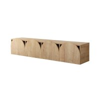 Comoda TV MESTA, stejar, 180x35x35 cm - 1