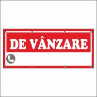 Banner MEDIA, De vanzare model 2, 150 x 60 cm - 1