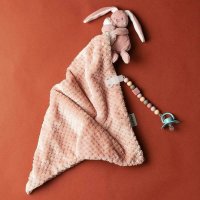 Clema pentru suzeta Nattou cu margele 30x7x18 cm roz - 4