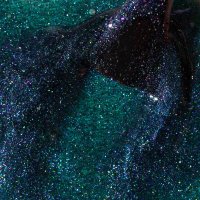 Ojă Semipermanentă Kievskaya Glitz Cat Eye 07 – Smarald Închis cu Reflexii Albastre și Mov, 15ml - 1