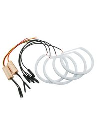Kit Angel Eyes LED Cotton pentru Semnalizare BMW E90 LCI (Fara Xenon) - 2x106mm Full + 2x131mm Semi - 1