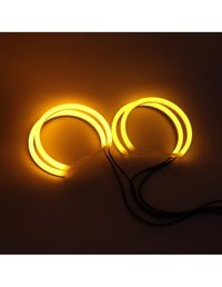 Kit Angel Eyes LED Cotton pentru Semnalizare BMW E90 LCI (Fara Xenon) - 2x106mm Full + 2x131mm Semi - 3