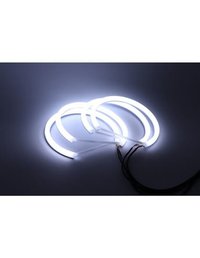 Kit Angel Eyes LED Cotton pentru Semnalizare BMW E90 LCI (Fara Xenon) - 2x106mm Full + 2x131mm Semi - 5