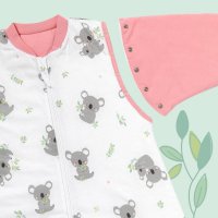 Sac de dormit cu picioruse si maneca lunga detasabila Koala 90 cm + manseta 1.0 Tog - 3