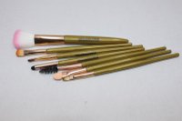 Set de pensule de machiaj Lila, 7 bucati, Verde - 3