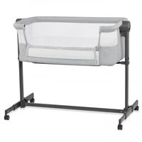 Patut Co Sleeper Kinderkraft Bedside Neste Up 2 gri deschis - 4