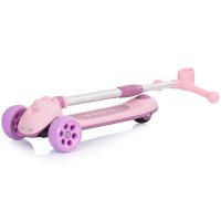 Trotineta pliabila Chipolino Orbit Pink, cadru din aluminiu, ghidon reglabil, baza anti-alunecare, roti cu lumini, greutate admisa 50 kg - 2