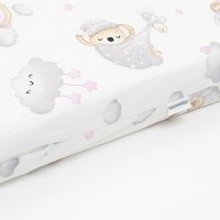 Saltea patut New Baby din spuma cu husa detasabila 120x60x6 cm pink Koala - 2