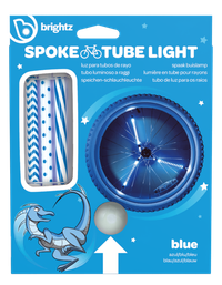Lumini tubulare led pentru roti bicicleta SpinBrightz albastru - 4