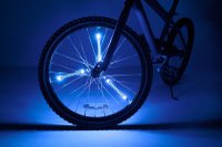 Lumini tubulare led pentru roti bicicleta SpinBrightz albastru - 1