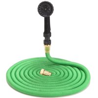 Furtun Extensibil Magic Garden Hose cu Racord Metalic si Pistol Pulverizare Reglabil, 22-30m - 1