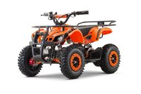 ATV electric pentru copii NITRO Torino Quad 1200W 48V Snowy Tyre, culoare portocalie - 1