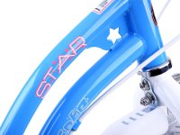 Bicicleta pentru copii Royal Baby StarGirl Albastru 2-4 ani, Roti 12 Inch, Frana fata V-Brake, Spate Tambur, Roti Ajutatoare - 5