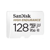 Card de memorie SanDisk High Endurance Video microSD de 128 GB, Class 10, V30, UHS-I U3, cu adaptor - 4