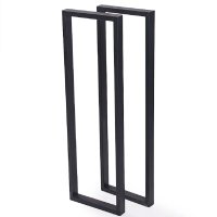 Set de 2 picioare din metal pentru masa bar, inaltime 87 cm - 1