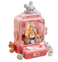 Mini Claw Machine Roz cu Accesorii pentru Joaca Interactiva - 1
