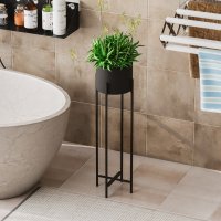 Ghiveci decorativ GED025 Negru 23x78x23 cm - 2