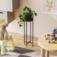 Ghiveci decorativ GED025 Negru 23x78x23 cm - 3