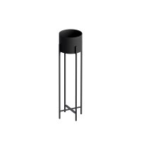 Ghiveci decorativ GED025 Negru 23x78x23 cm - 4