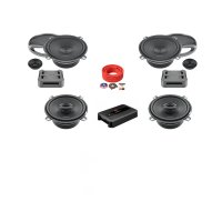 Pachet difuzoare auto cu amplificator pentru Opel Astra H facelift 2007 - 2010 Hertz Cento 840 W - 1