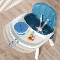 Scaun de masa Little Mom Pink 4in1 pentru copii, multifunctional, cu centura de siguranta, tavita reglabila, suport pentru picioare, dimensiune 79 x 60 x 62 x 92 cm - 11