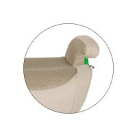 Inaltator auto pentru copii PetiteMars Optimus Pro Bej i-Size, cu isofix, 125-150 cm, 22-36 kg, forma ergonomica, husa detasabila - 2