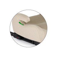 Inaltator auto pentru copii PetiteMars Optimus Pro Bej i-Size, cu isofix, 125-150 cm, 22-36 kg, forma ergonomica, husa detasabila - 3